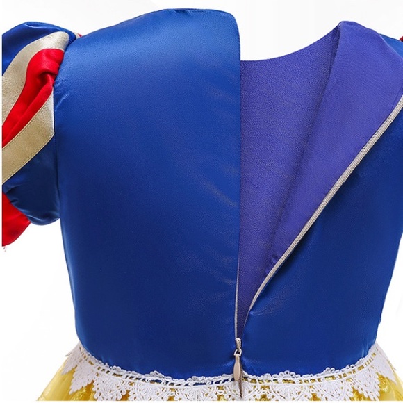Luxury Embroidered Snow White Costume Dress - Picture 8 of 9